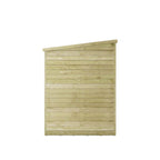 Mercia Overlap Pent shed angled view