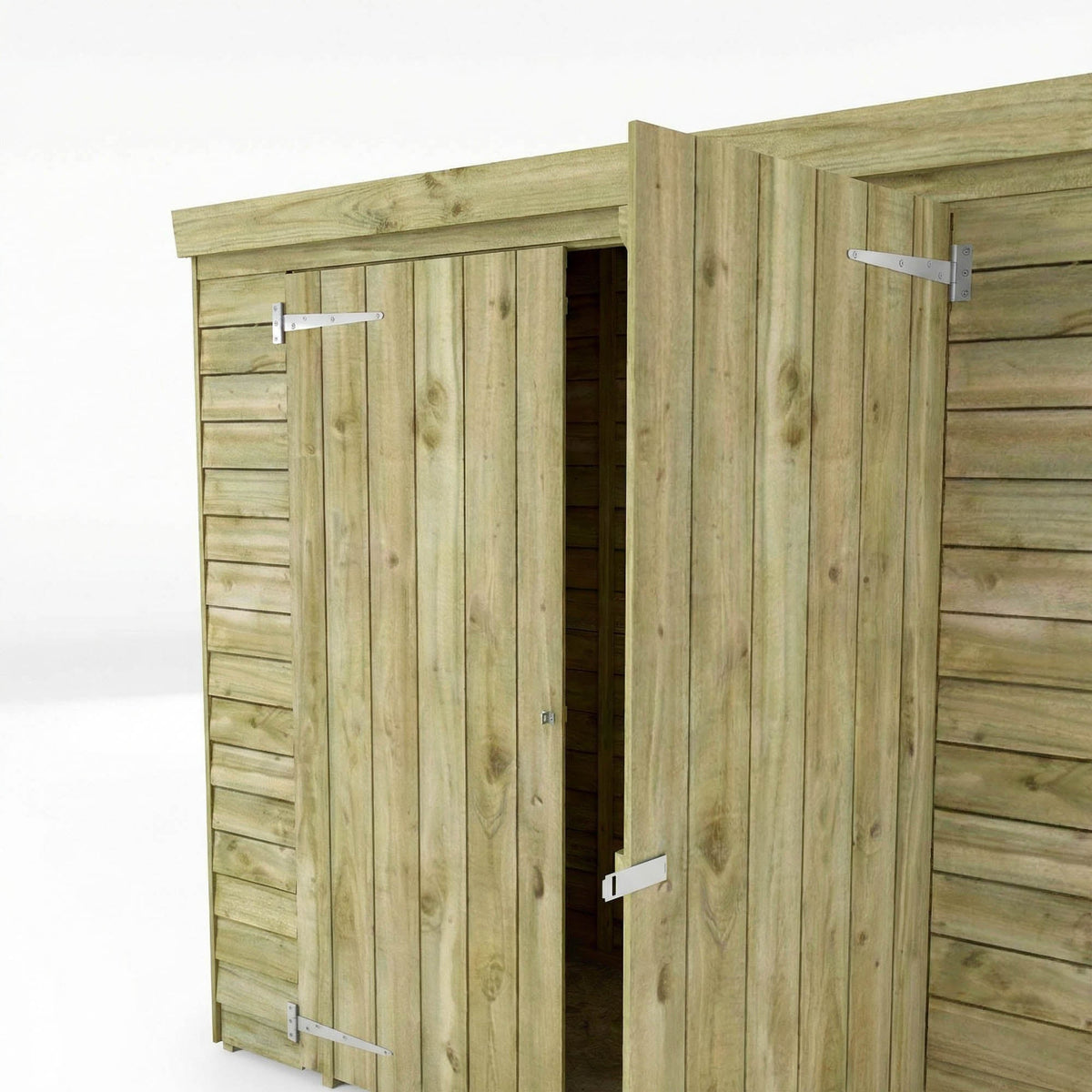 Mercia Overlap Pent Storage detail
