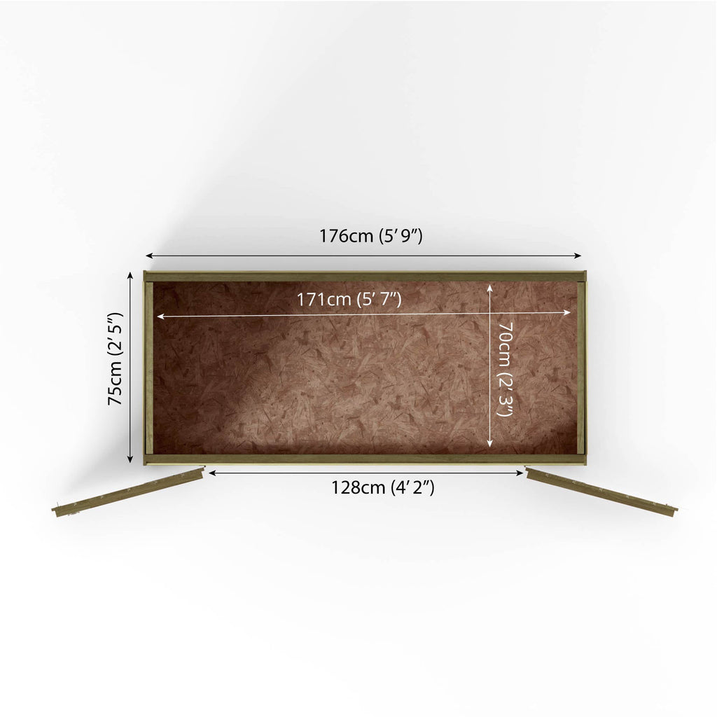 Mercia Overlap Pent Storage floor plan
