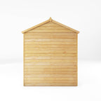Mercia Overlap Reverse Apex shed angled view