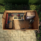 Mercia Overlap Reverse Apex shed aerial