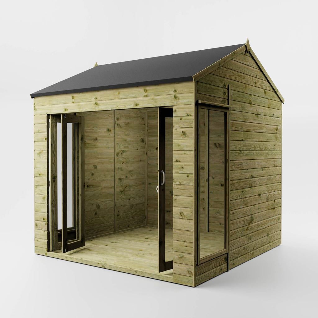 Mercia Vermont Summerhouse with doors open