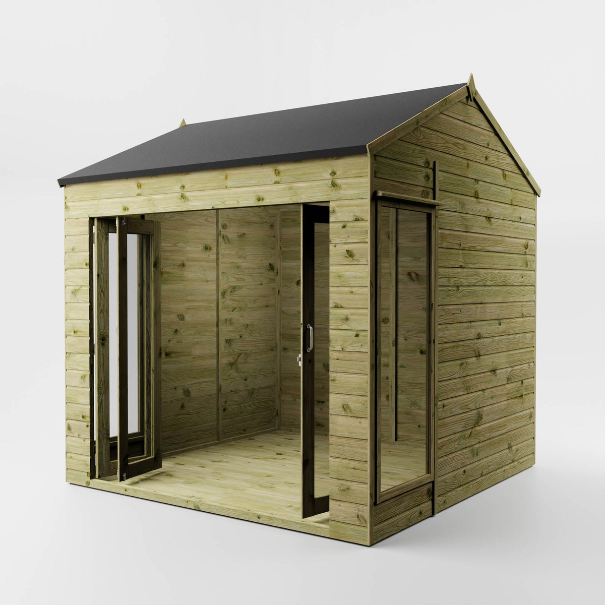 Mercia Vermont Summerhouse with doors open
