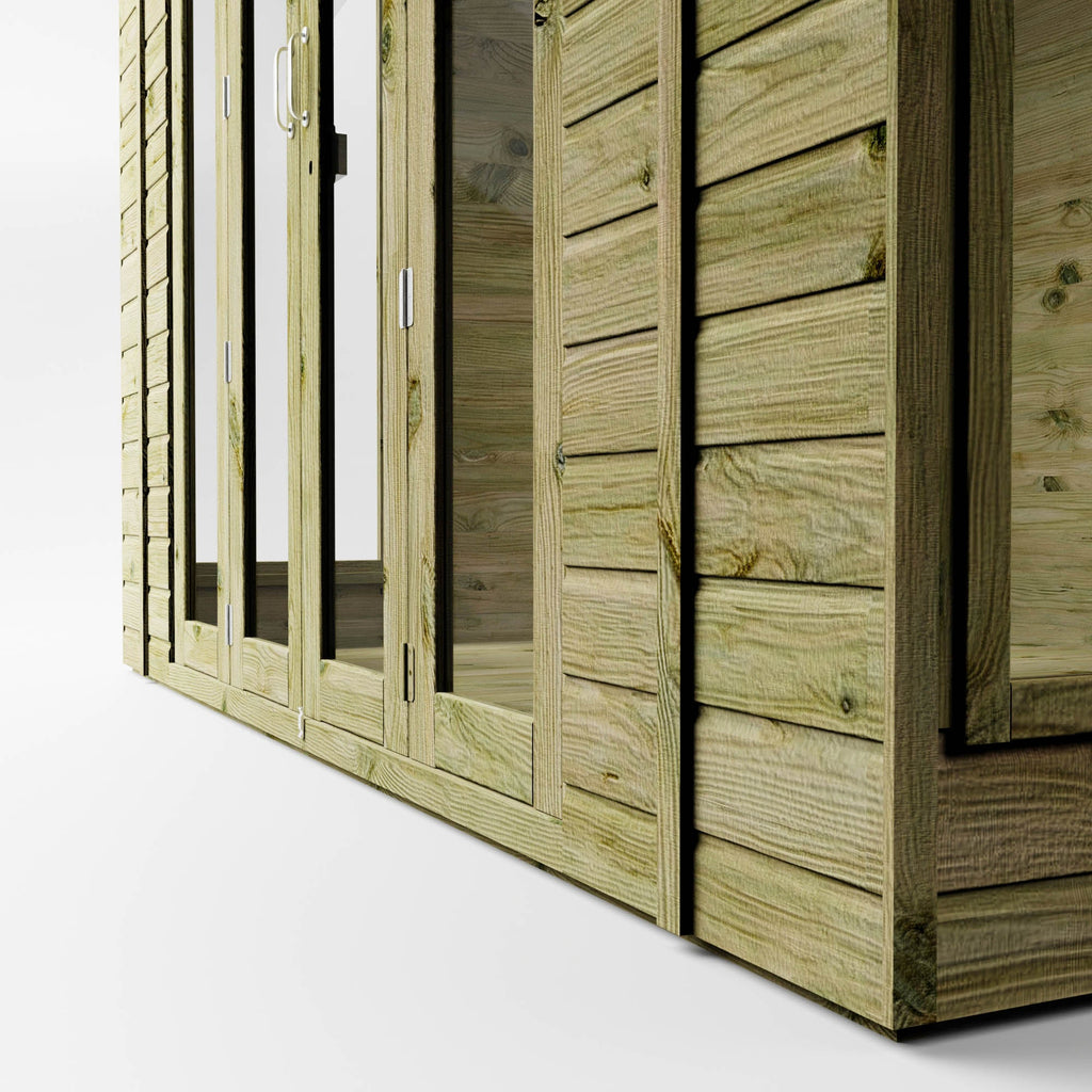 Mercia Vermont Summerhouse 10x8 corner view