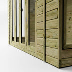 Mercia Vermont Summerhouse 10x8 corner view
