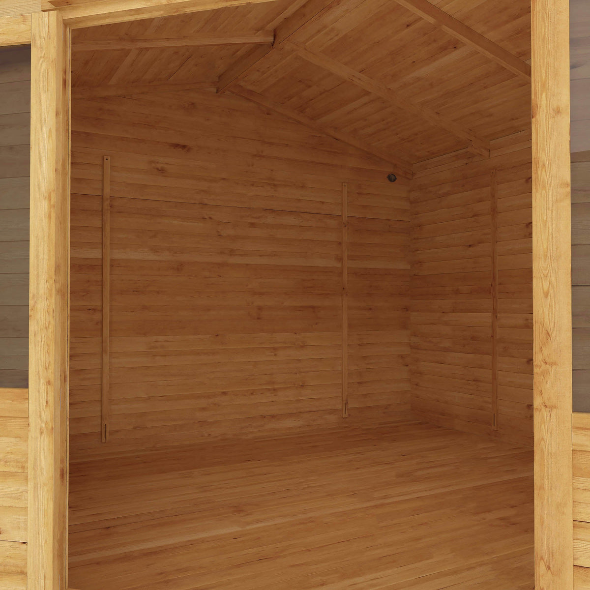 Mercia Corner Log Cabin interior detail