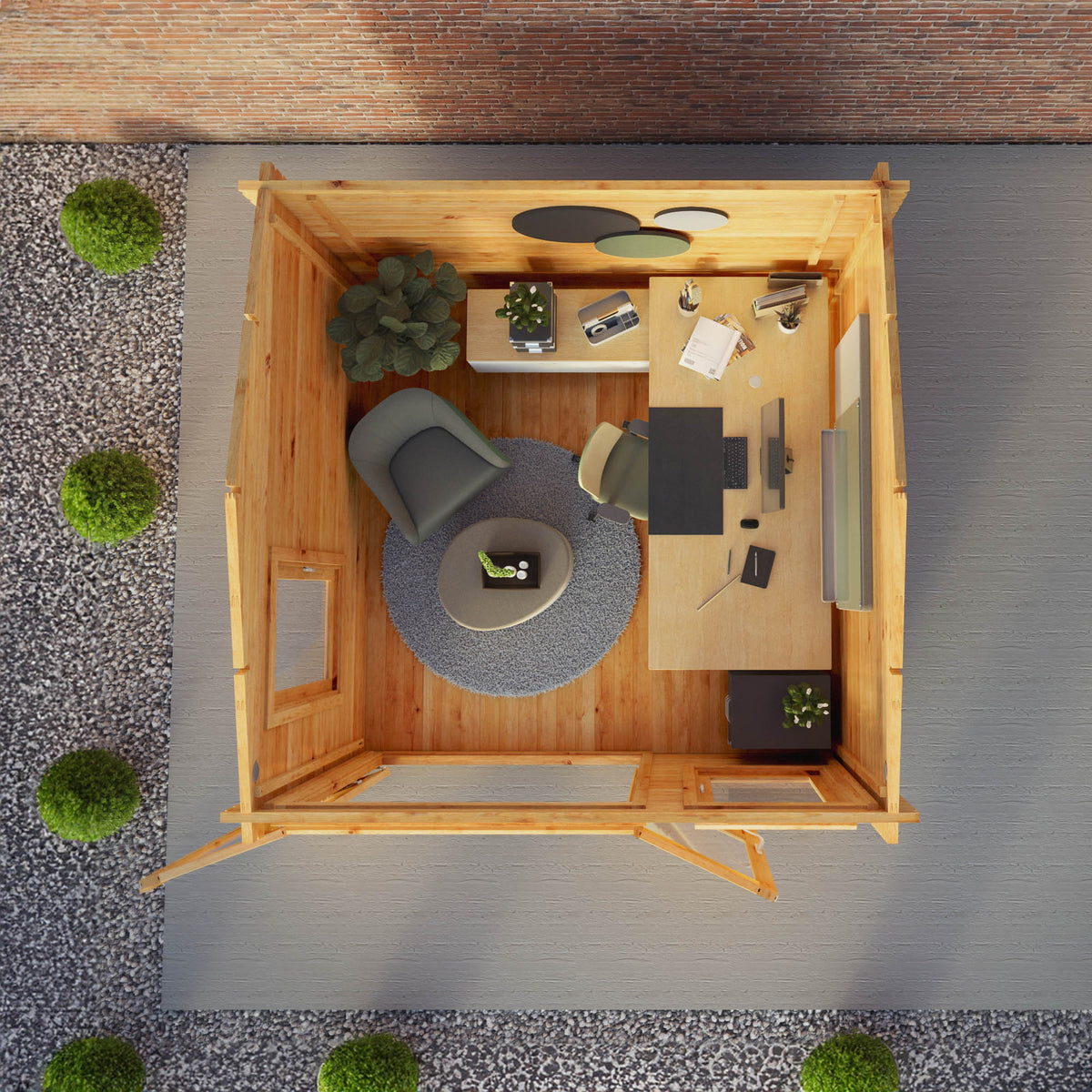 Mercia Home Office Elite aerial view