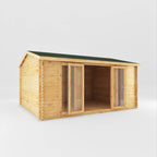 Mercia Home Office Studio with double doors open