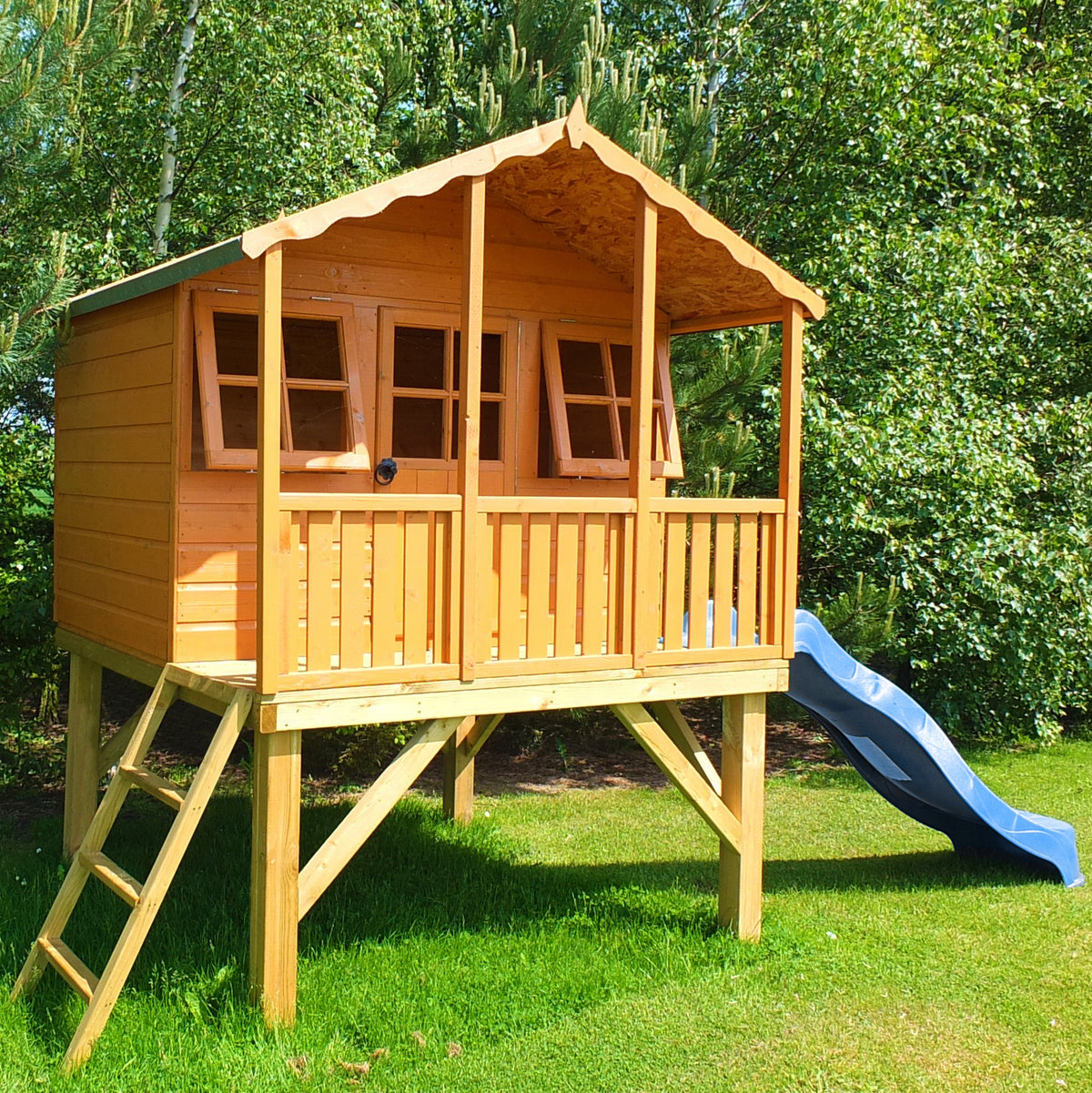Shire Stork 6x6 Playhouse with Platform & Slide
