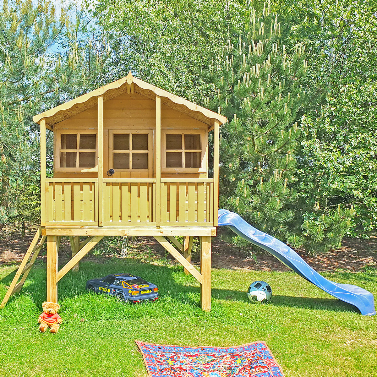 Shire Stork 6x6 Playhouse with Platform & Slide