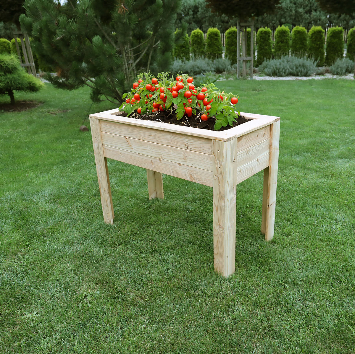 Stef Larch Planter | Shire 3x2 Raised Timber Garden Planter