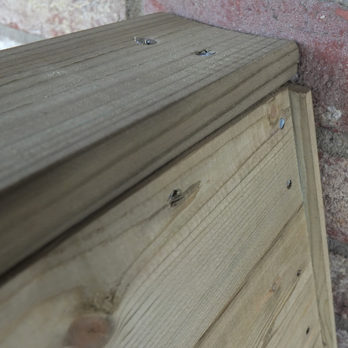 Small Triangular Log Store | 3x2 Pressure Treated Timber Corner Log Store