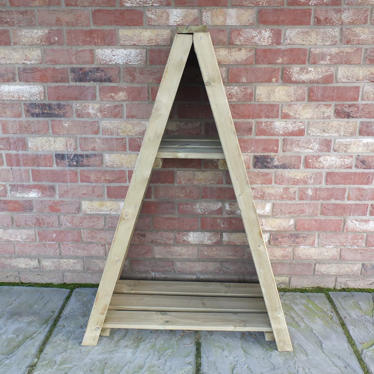 Small Triangular Log Store | 3x2 Pressure Treated Timber Corner Log Store