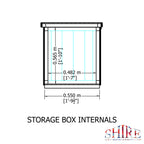 Storage Box T&G Garden Storage | 4 x 2 Shiplap Timber Garden Storage