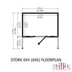 Stork Playhouse | 6x4 Shiplap Timber Playhouse