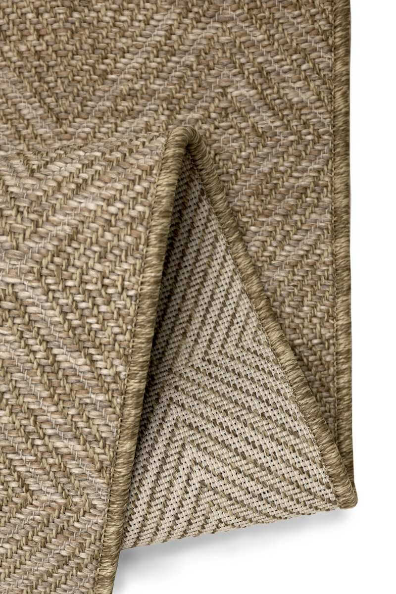 Summer Diamonds Culture Rug | Brown Diamond Indoor Outdoor Flatweave