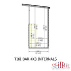 Tiki Bar | 4x3 Timber Garden Bar