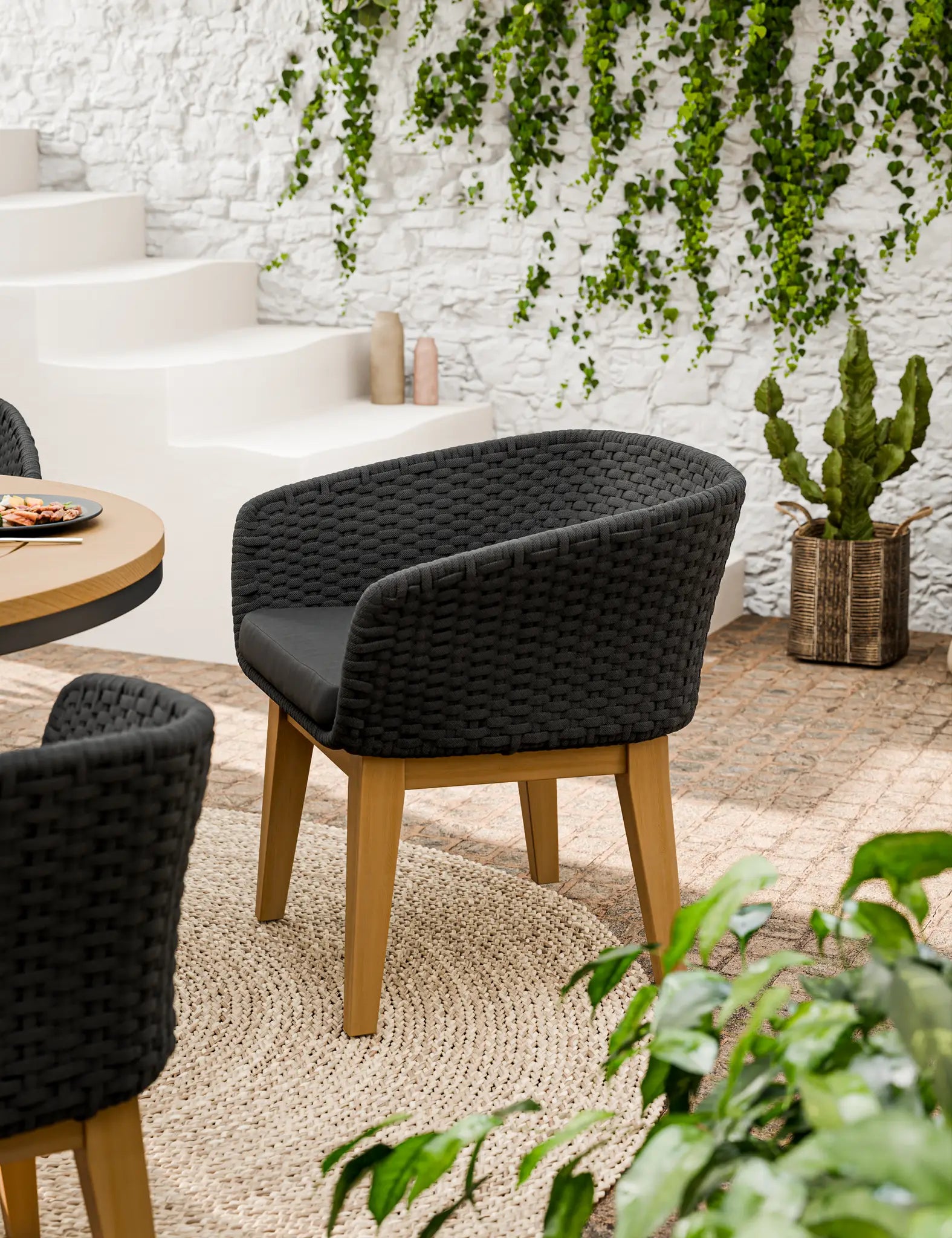Royalcraft Eden Night Garden Dining Chair Set of 2 in FSC acacia