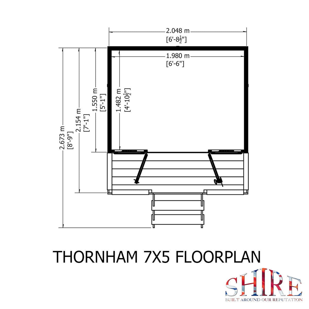 Thornham Summerhouse | 7x7 Shiplap Timber Summerhouse