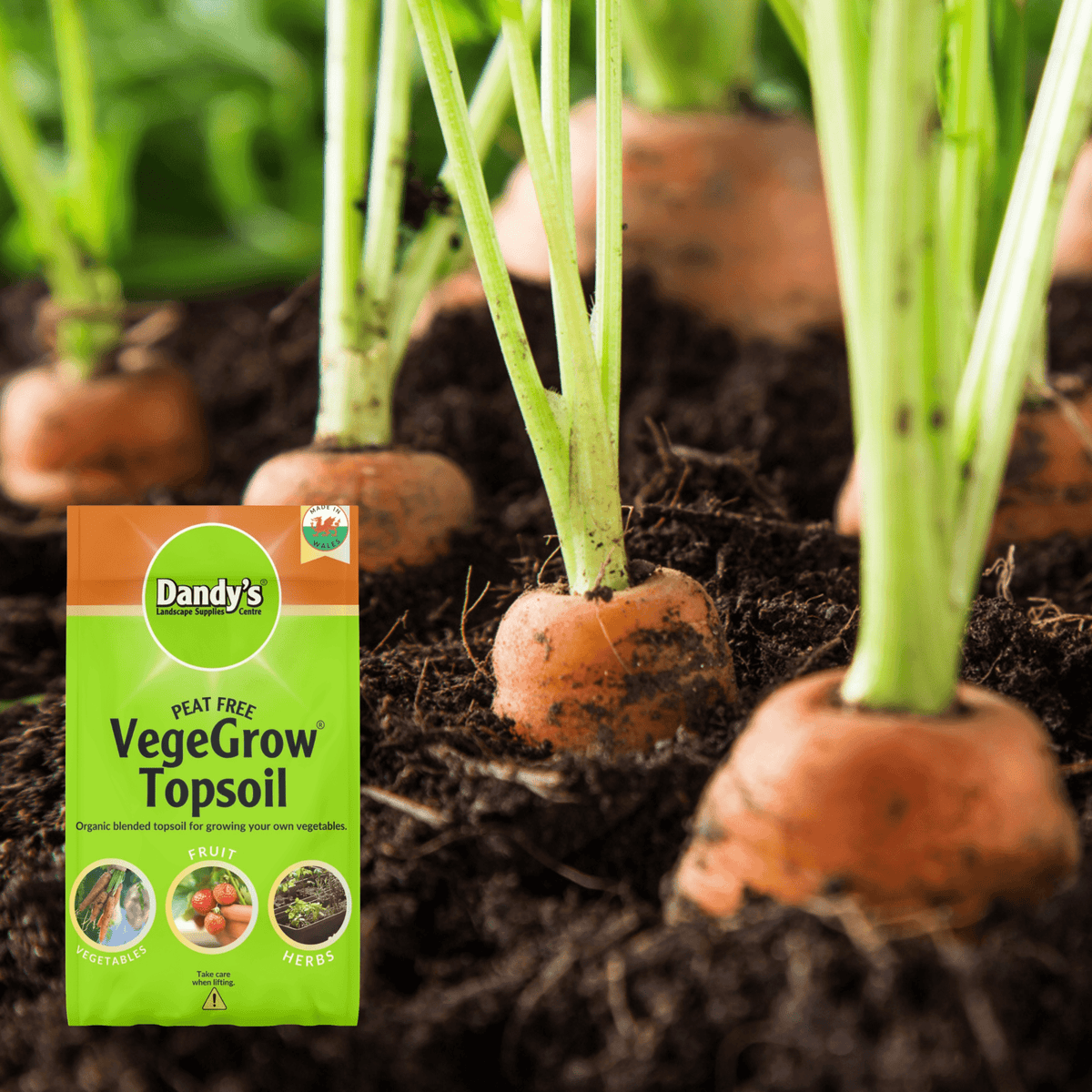 VegeGrow® Welsh Topsoil | Peat-Free Topsoil for Vegetables