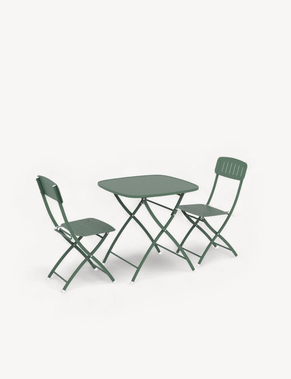Royalcraft Venice 2 Seater Folding Garden Bistro Set | Moss Green | Steel