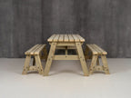 Victoria Space Saving Picnic Table and Benches Set