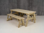 Victoria Space Saving Picnic Table and Benches Set