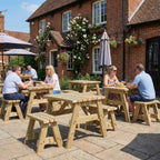 Victoria Space Saving Picnic Table and Benches Set