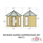 Welburn Summerhouse | 8x7 Shiplap Timber Summerhouse