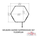 Welburn Summerhouse | 8x7 Shiplap Timber Summerhouse