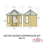 Welton Summerhouse | 8x7 Shiplap Timber Summerhouse