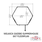 Welwick Summerhouse | 8x7 Shiplap Timber Summerhouse