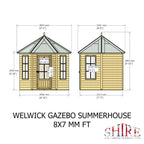 Welwick Summerhouse | 8x7 Shiplap Timber Summerhouse