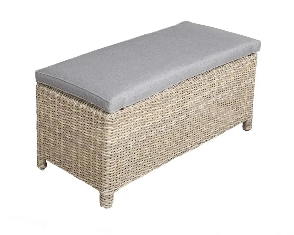 Royalcraft Wentworth 8 Seater Modular Corner Garden Dining Set with Fire Pit Table | Rattan