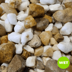 Arctic Champagne Gravel | 20mm Marble & Buff Decorative Chippings