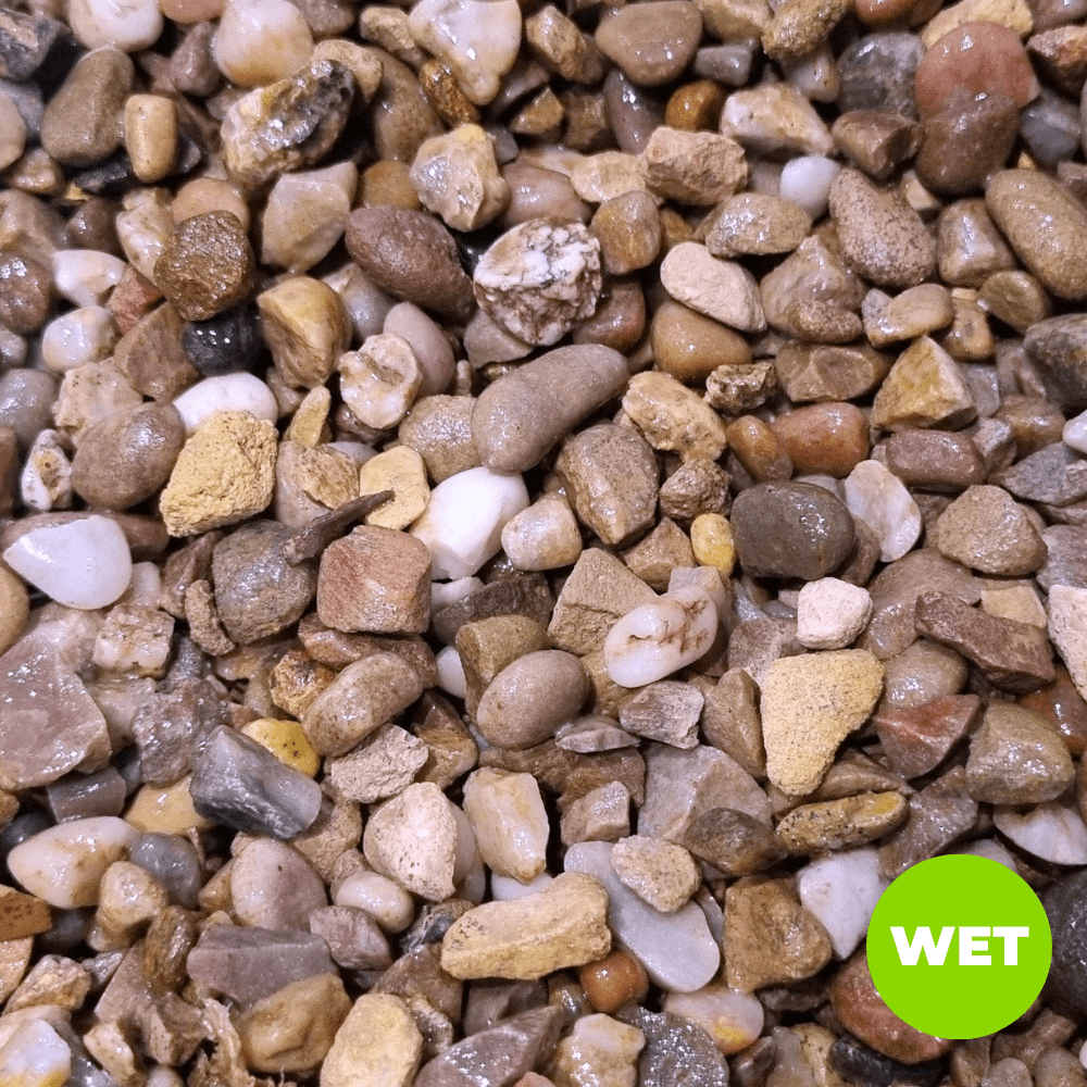 Staffordshire Pink Gravel | 10mm or 20mm Rounded Pink Gravel