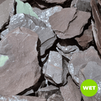 Welsh Blue Plum Slate Chippings | 40mm Crushed Slate for Borders
