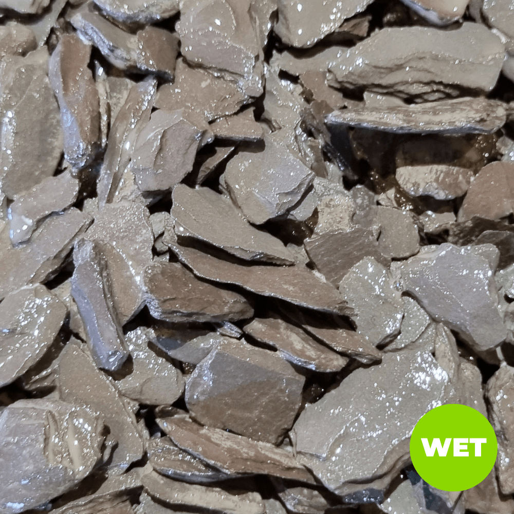Welsh Blue Plum Slate Chippings | 20mm Crushed Slate