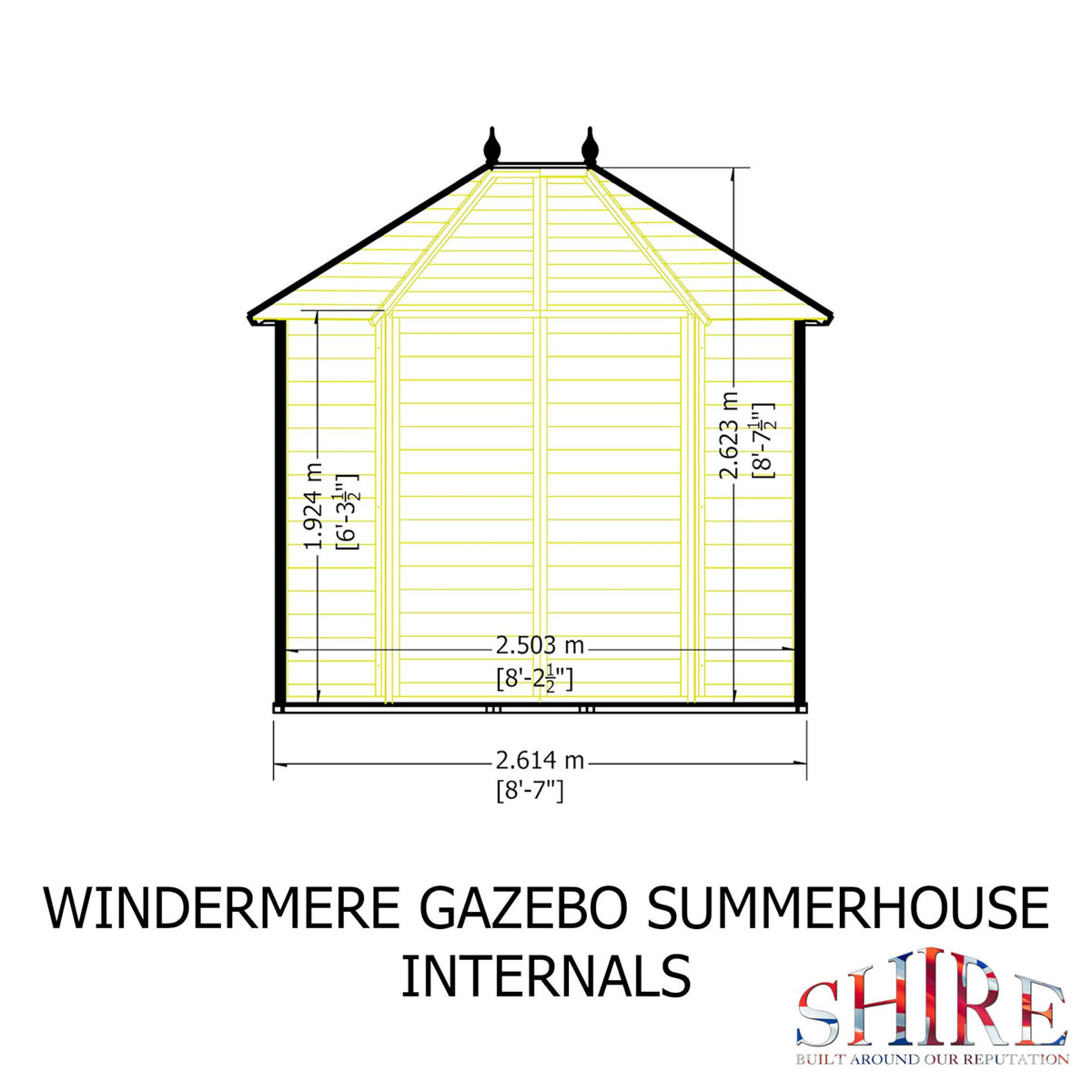 Windermere Summerhouse | 8x6 Shiplap Timber Summerhouse