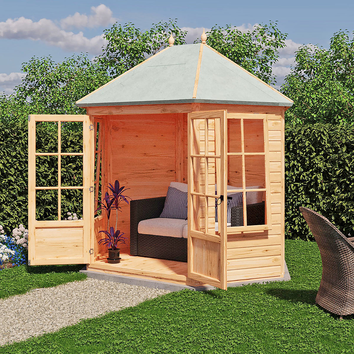 Windermere Summerhouse | 8x6 Shiplap Timber Summerhouse