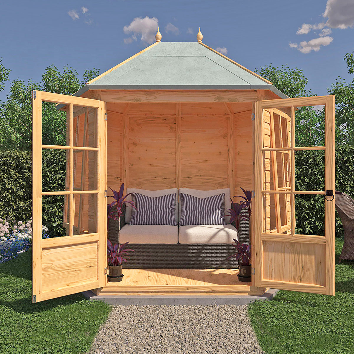 Windermere Summerhouse | 8x6 Shiplap Timber Summerhouse