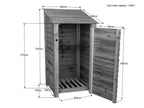 Wooden Garden Tool Storage W-99cm, H-126cm or 180cm, D-88cm