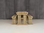 Yews Rounded Space Saving Picnic Table and Benches Set