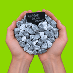 Alpine Blue Gravel | 20mm Blue-Grey Marble Chippings