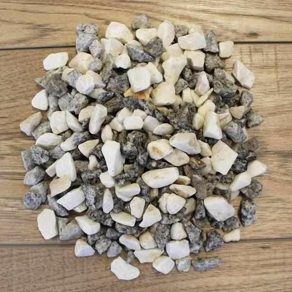 Arctic Silver Gravel | 20mm White Marble & Grey Granite Chippings