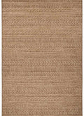 Granado Indoor Outdoor Rug in beige chevron sisal-look, underfloor heating safe