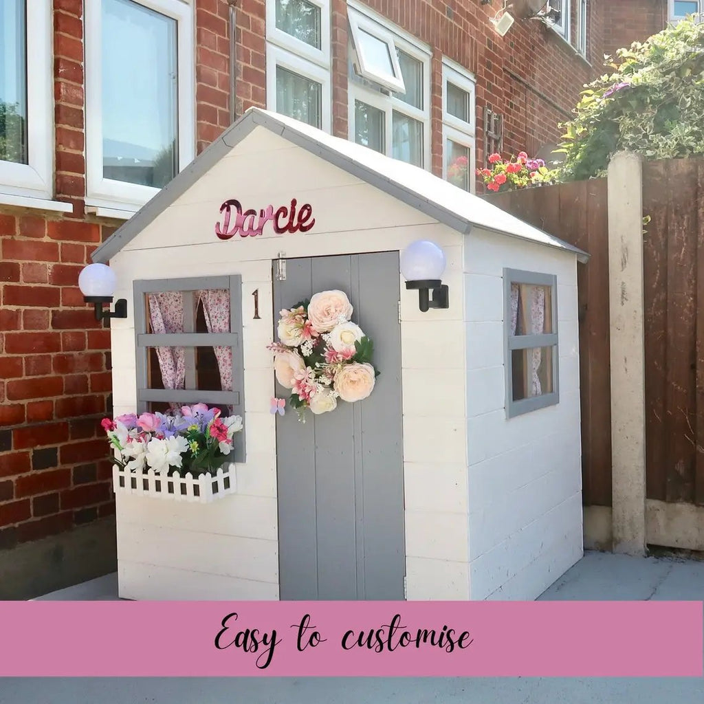 Evermeadow Wooden Playhouse | Kids' Garden Playhouse with Mud Kitchen Option