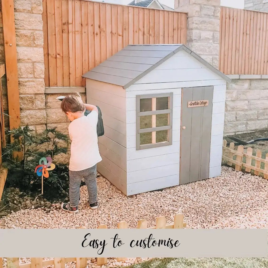 Evermeadow Wooden Playhouse | Kids' Garden Playhouse with Mud Kitchen Option