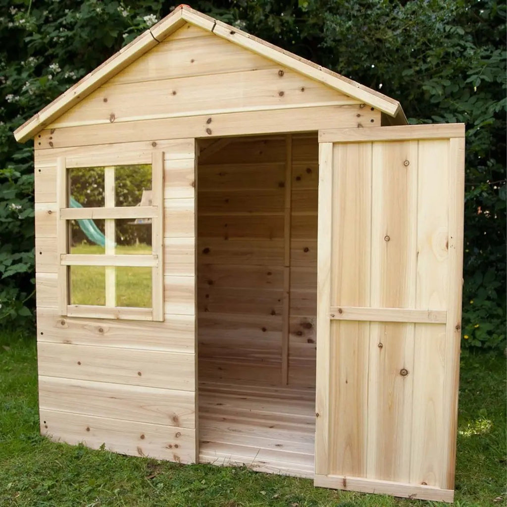 Evermeadow Wooden Playhouse | Kids' Garden Playhouse with Mud Kitchen Option