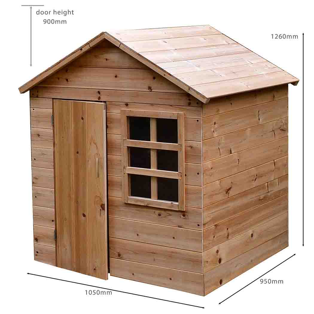 Evermeadow Wooden Playhouse | Kids' Garden Playhouse with Mud Kitchen Option